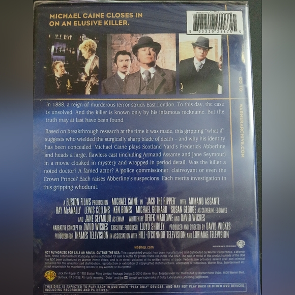 Jack the Ripper DVD - Warner Bros. Archive Collection - Picture 2 of 3